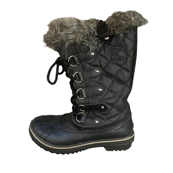 Sorel Tofino LL 1846-011 Black Snow Boots Sz 6 - Picture 6 of 9
